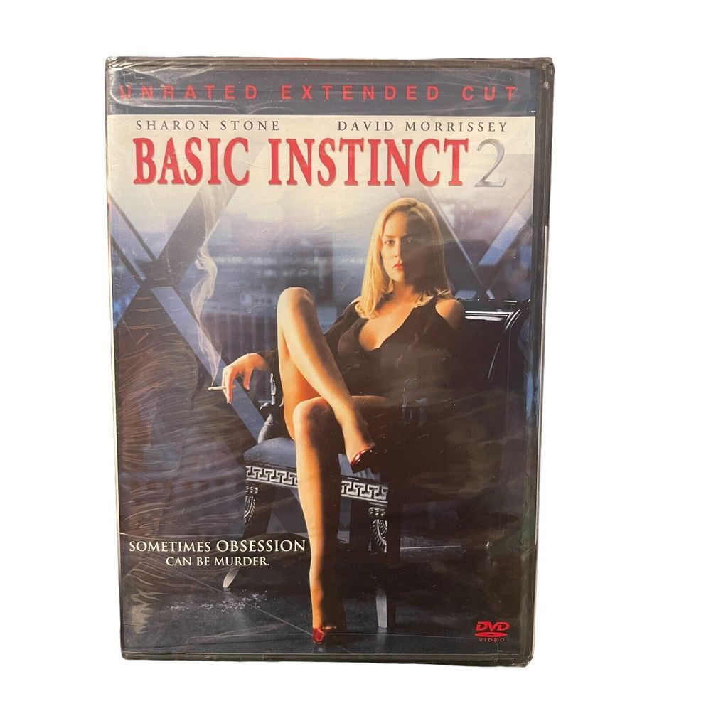 Basic Instinct 2 (DVD) Unrated‎ Extended Cut-FACTORY SEALED-NEW Sharon Stone
